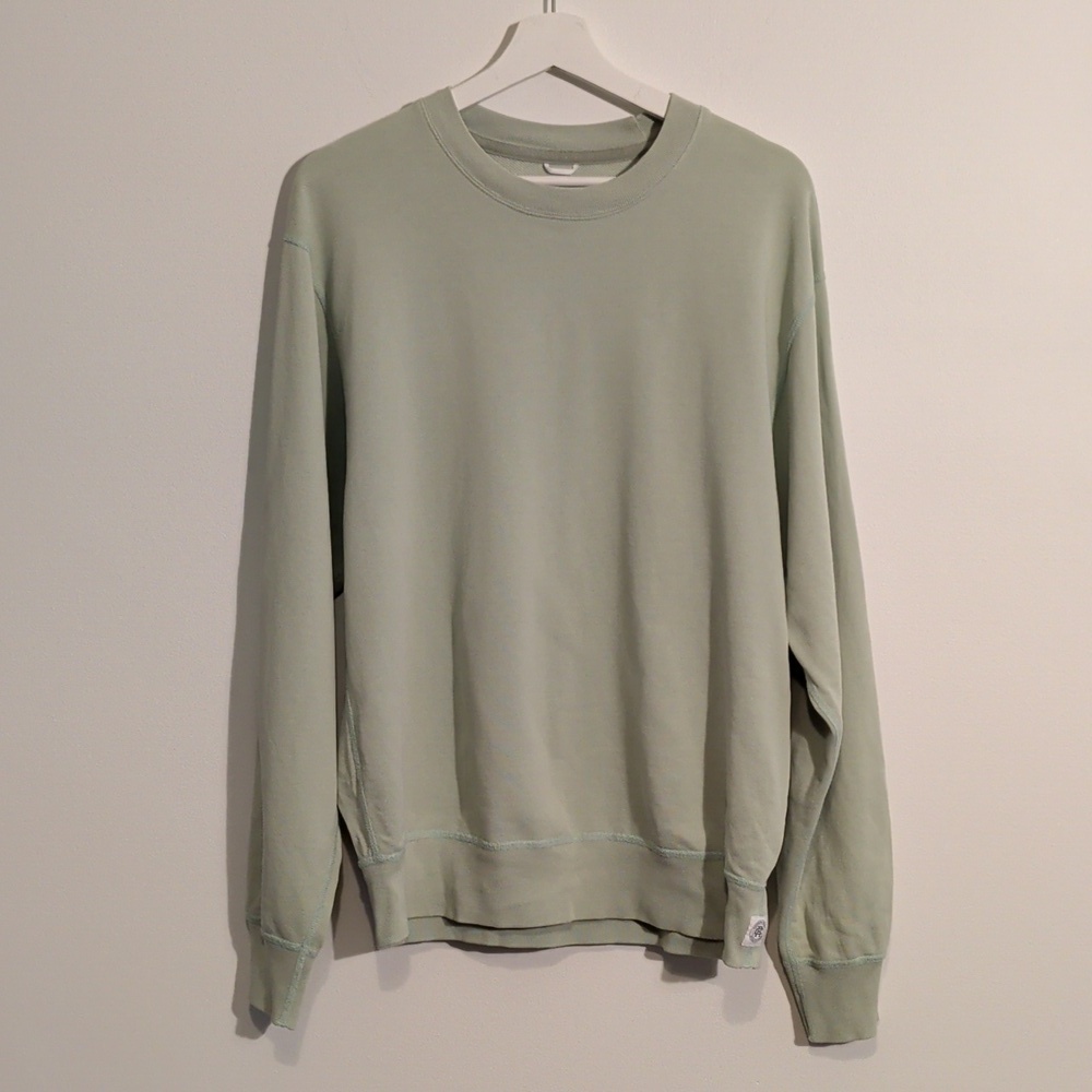 REIGNING CHAMP mint lightweight crewneck sweater - size small - Picture 2 of 9